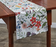 Wildflower Sketchbook Tailored Valance and Table Linens - Multi